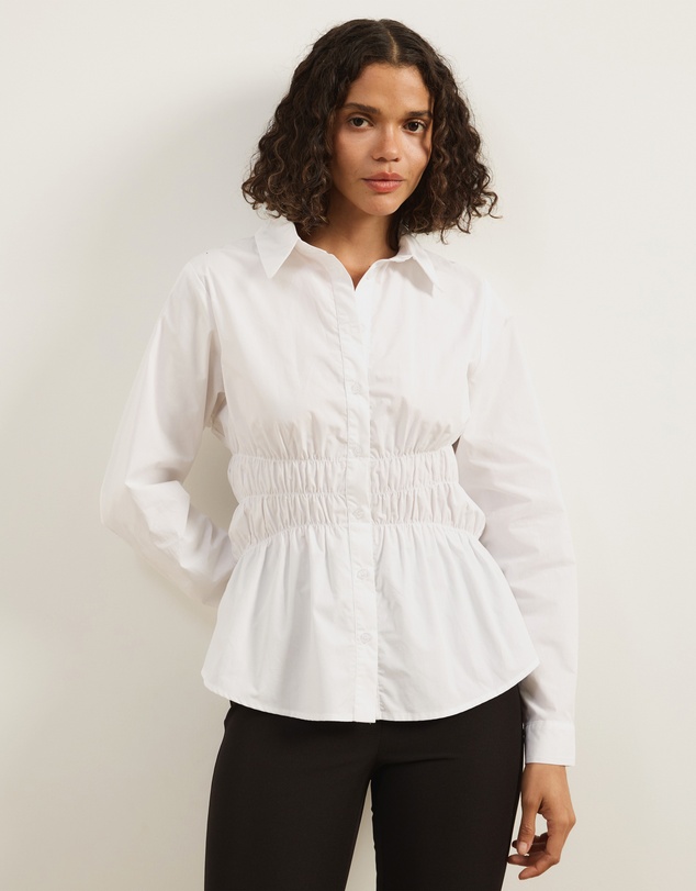 Atmos&Here - Tilly Gathered Waist Shirt