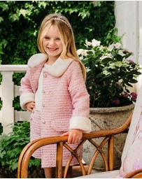 Fleur Harris - Graceful Coat in Pink