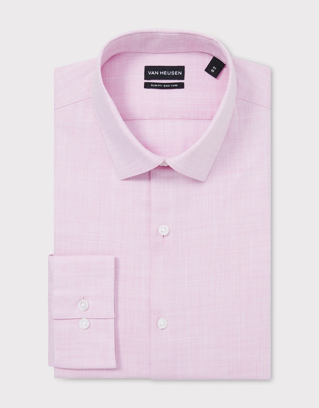 Van Heusen - Solid Colour Textured Shirt
