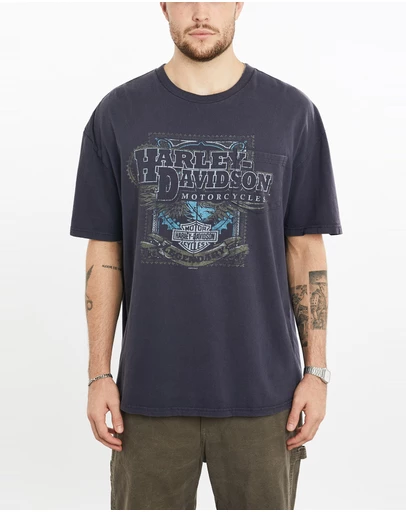 Vintage by The Real Deal - Pre Loved - Vintage Harley Davidson Denali Alaska Tee