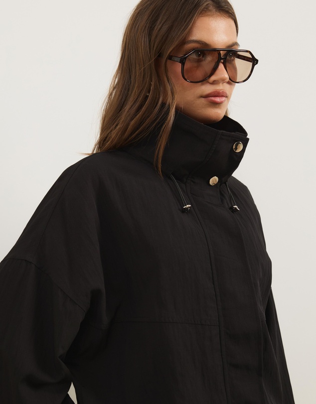 Atmos&Here - Elsie Lightweight Funnel Neck Track Jacket