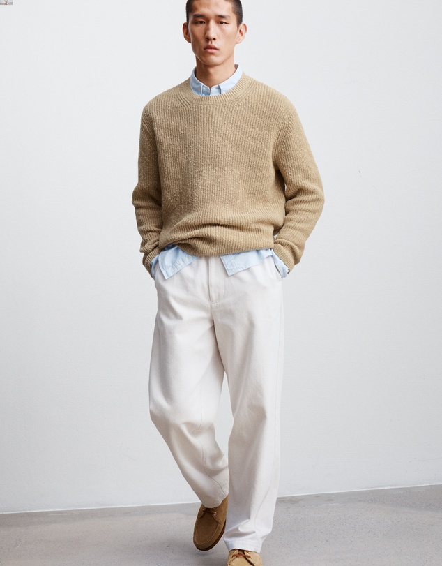 ARKET - Loose Cotton Linen Trousers