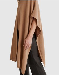 Country Road - High Neck Poncho