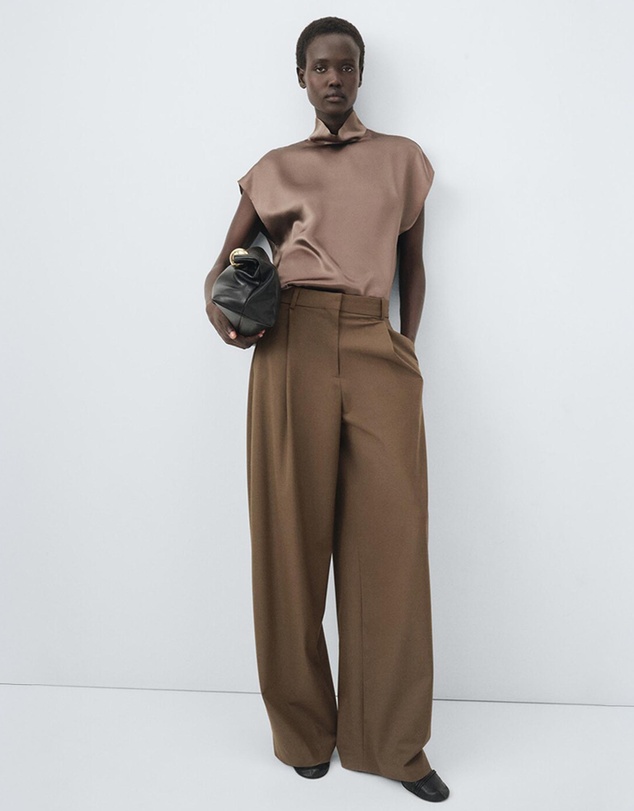 M.N.G - Pleated Straight-Leg Suit Trousers