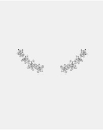 Ania Haie - Silver Sparkle Climber Studs