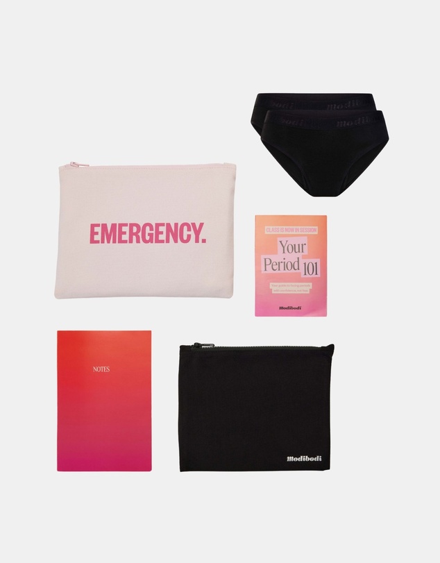 Modibodi - Teen Hipster Bikini 2 Pack Period Underwear Kit Moderate Absorbency