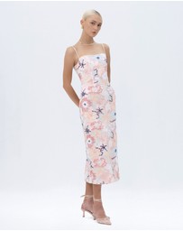 JUSTIN TONG - Jessica Beaded Midi Dress