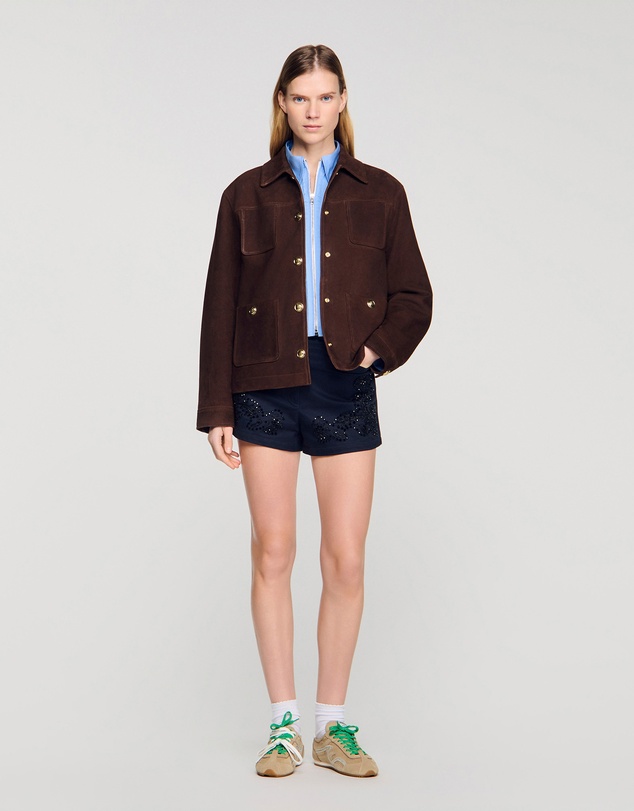 Sandro - Deniz Leather Jacket