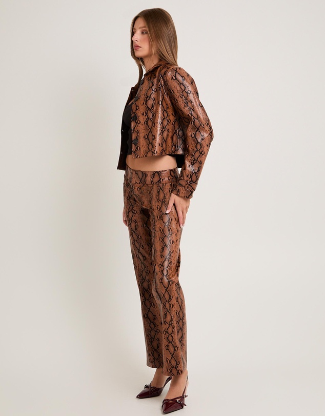 Alice In The Eve - Stassy Snake PU Coat