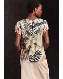 NEXT - Gathered Short Sleeve Textured Boxy T-Shirt