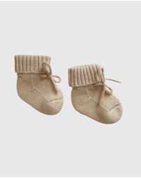 SILK MAGNOLIA - 100% Cashmere Baby Booties