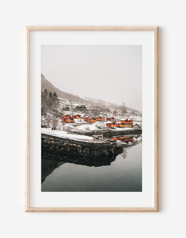 LEGGERA - Hygge Winter Cabin Print