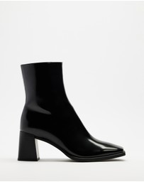 Dazie - Leonie Block Heel Ankle Boots