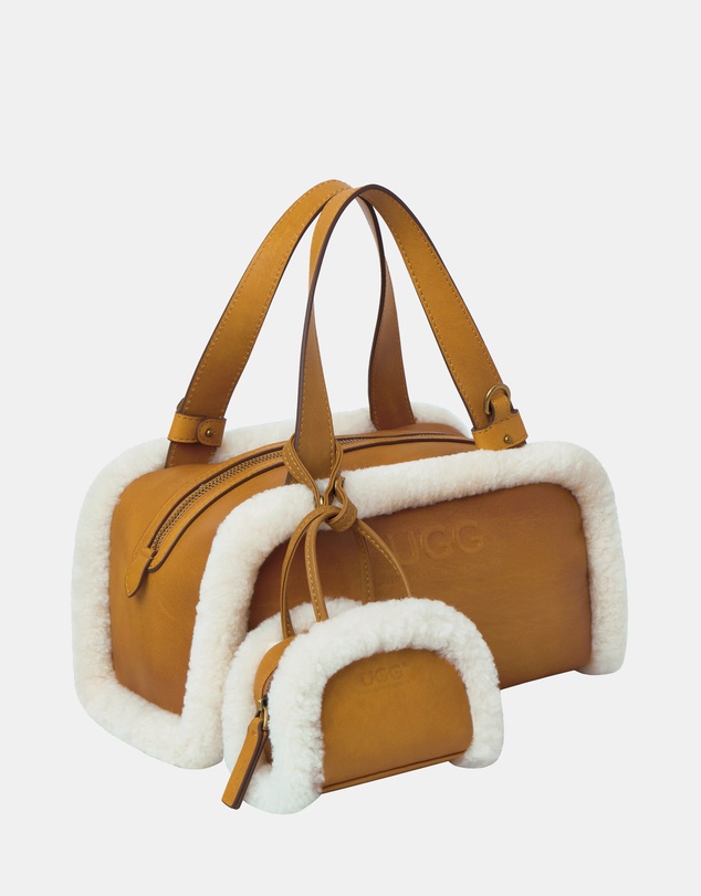EVERAU - Australian Shepherd Ugg Frothie Bag Sheepskin Upper Bags