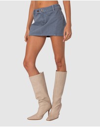 EDIKTED - Louisa Denim Mini Skirt