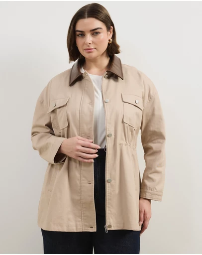 Atmos&Here Curvy - Anwen Barn Jacket