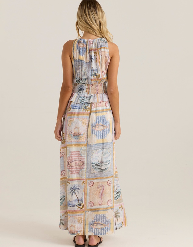 Sass - Reo Peplum Maxi Dress