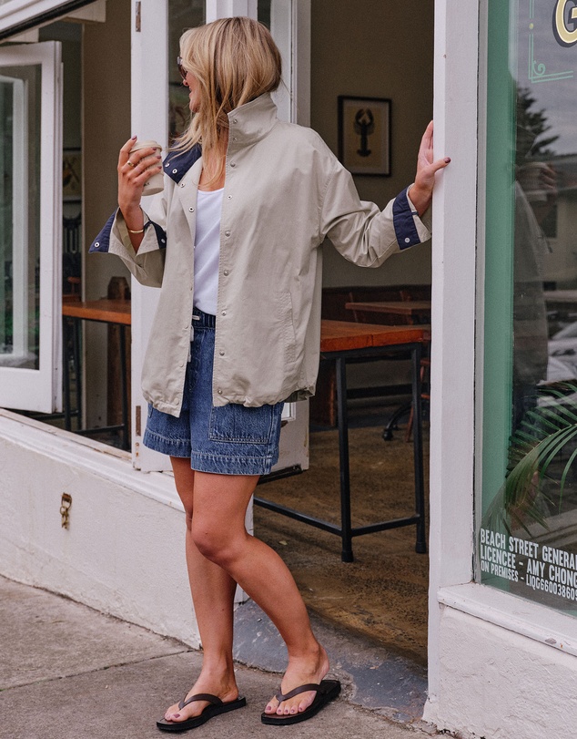 Ceres Life - Tess Funnel Neck Jacket