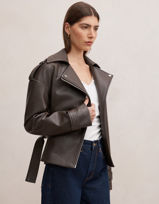 Forever New - Brooklyn Belted Biker Jacket
