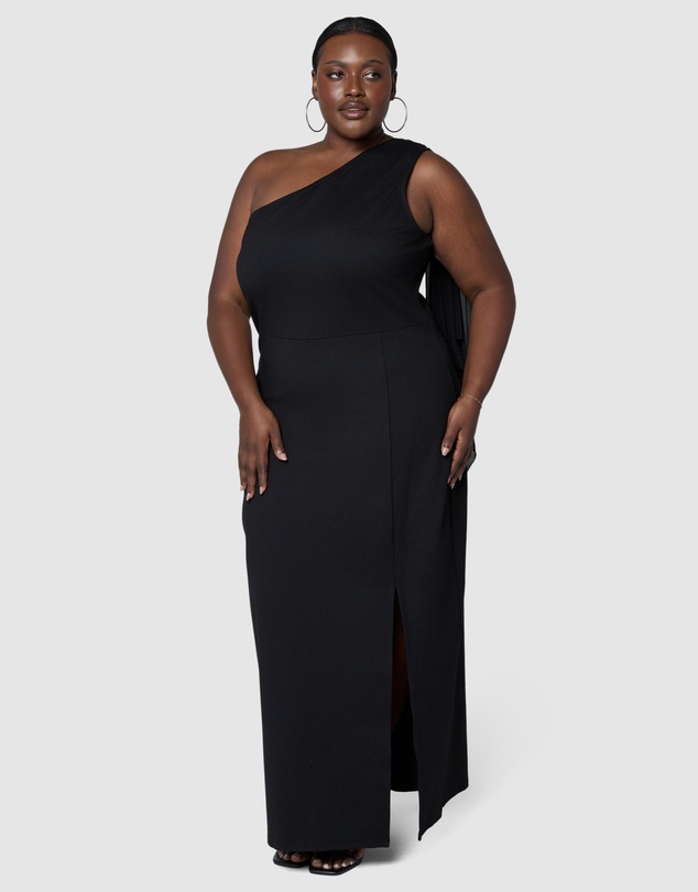 Sunday In The City - Bane Asymmetric Maxi Dress