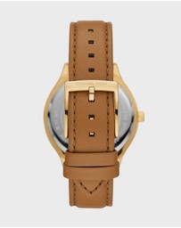 Michael Kors - Slim Runway Brown Analogue Watch