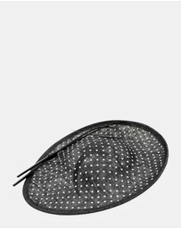 Morgan & Taylor - Domanique Plate Fascinator in Black