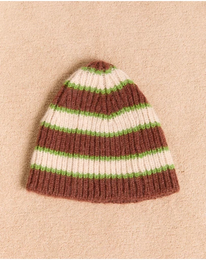 Damson Madder - Stripe Beanie