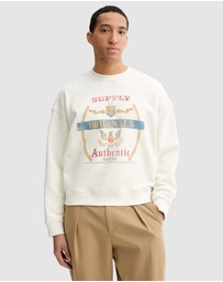 GUESS Originals - GUESS Originals Boxy Graphic Crewneck Sweatshirt
