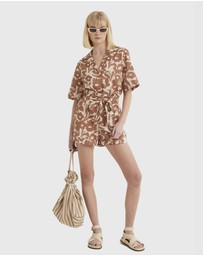 Zerafima - Poppy Tie Short