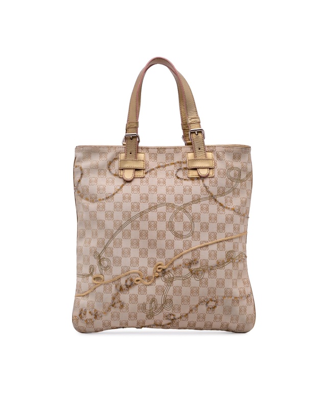 Pre-Loved by Azura Reborn - Pre-Loved Anagram Canvas Embroidered Tote