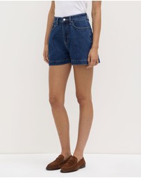 Assembly Label - Boxy Denim Shorts