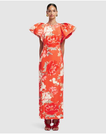 Saffron Peony Print