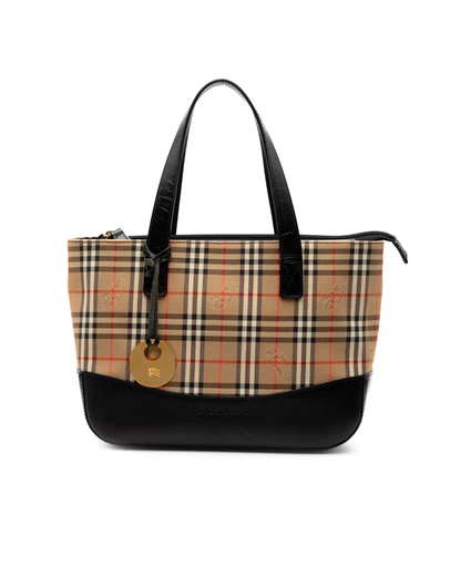 Pre-Loved by Azura Reborn - Pre-Loved Haymarket Check Canvas Tote