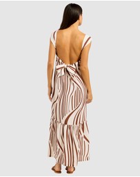 Seafolly - Coastline Tie Back Maxi Dress