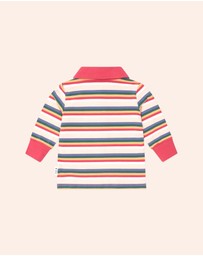 Huxbaby - Vintage Stripe Camp Hux Polo Shirt - Babies