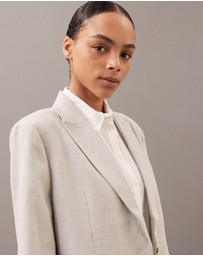 Calvin Klein - Melange Flannel Blazer