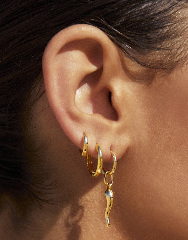 Arms Of Eve - Scarlet Gold Earrings