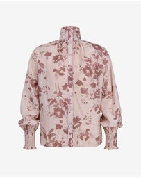 Forcast - Lesley High Neck Floral Blouse