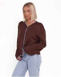 Petal & Pup - Ruby Knit Cardigan - Brown