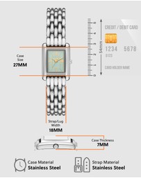 Michael Kors - Essex Silver Tone Analogue Watch