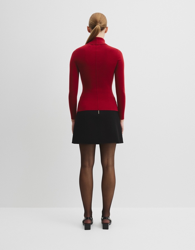 Country Road - Wool Silk Roll Neck