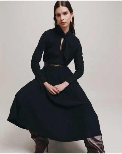 SABA - Mariya Sparkling Knit Skirt