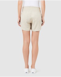 Ripe Maternity - Indi Shirred Linen Short