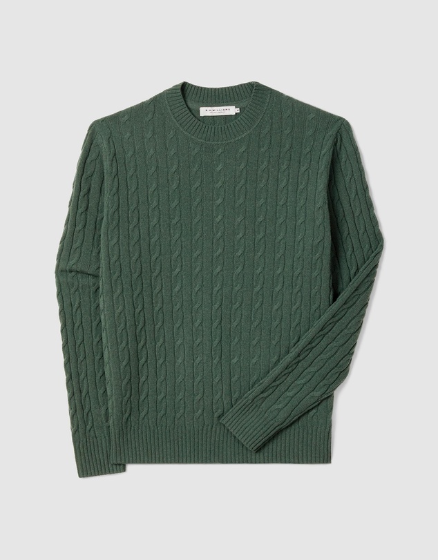 R.M.Williams - Jones Lambswool Cable Knit