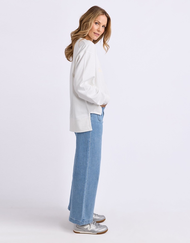 Foxwood - Effortless Crew Vintage White