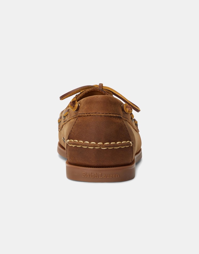Polo Ralph Lauren - Merton Leather Boat Shoes - Men's