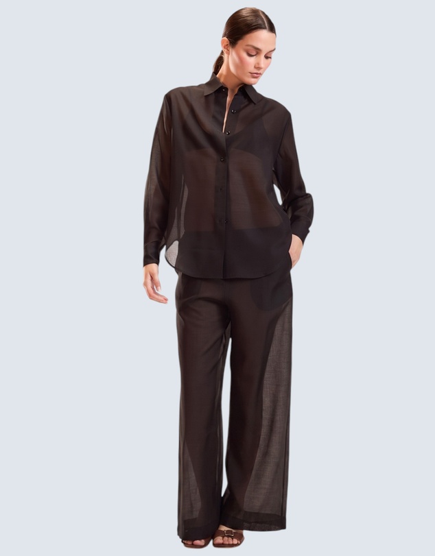 Cynthia Rowley - Salina Sheer Shirt