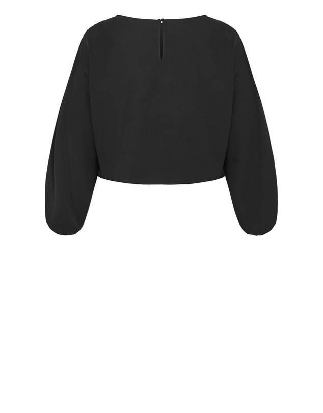 City Chic - Elise Long Sleeve Hem Detail Top