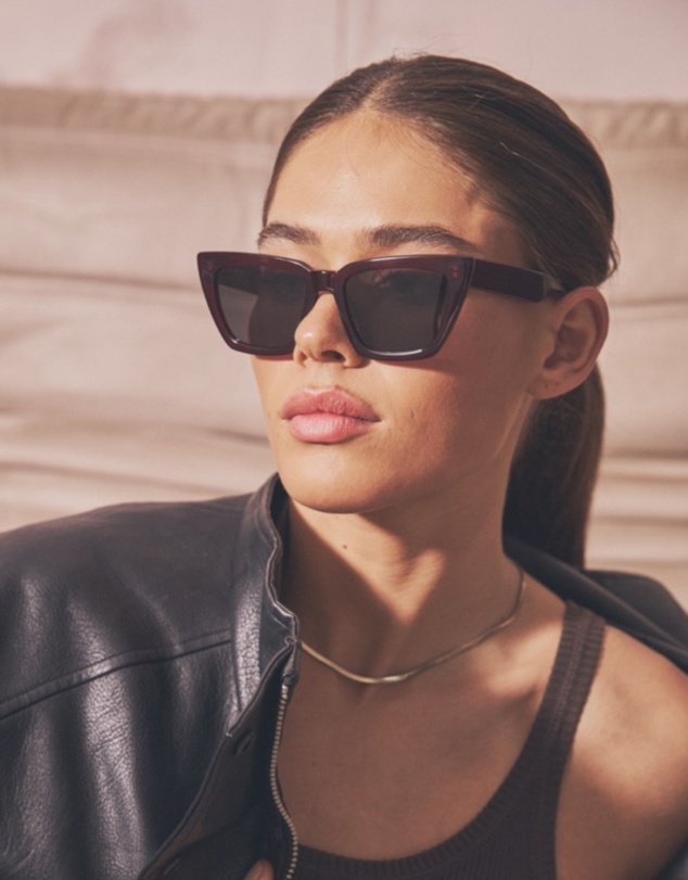 Soda Shades - Hailey II - Burgundy