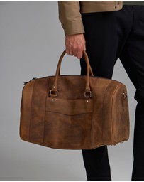 Oxford - Barton Leather Overnighter
